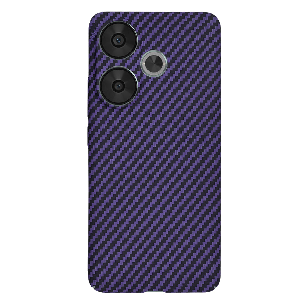 Futrola za Xiaomi Poco F6, Techsuit, Carbonite FiberShell, Ljubičasta