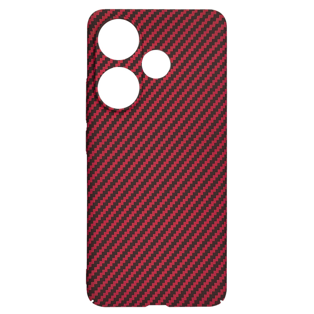 Futrola za Xiaomi Poco F6, Techsuit, Carbonite FiberShell, Crvena