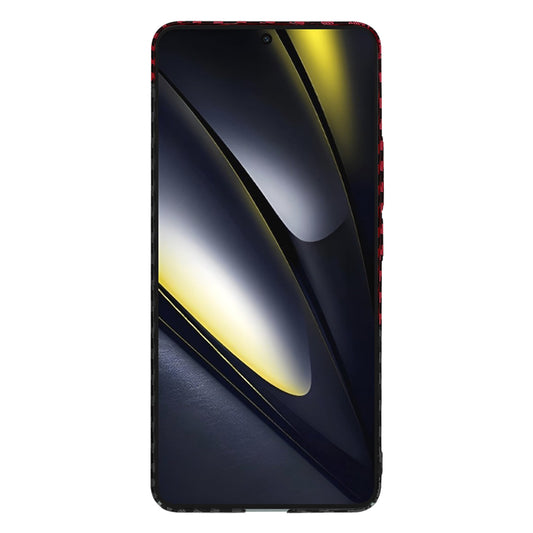 Futrola za Xiaomi Poco F6, Techsuit, Carbonite FiberShell, Crno Crvena