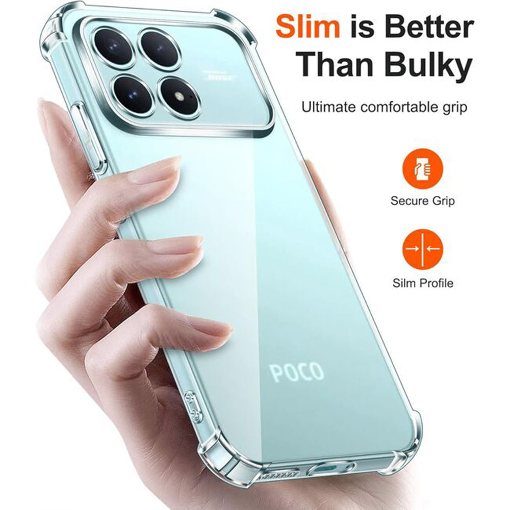 Futrola za Xiaomi Poco F8 Pro, Techsuit, Shockproof Clear, Transparentna