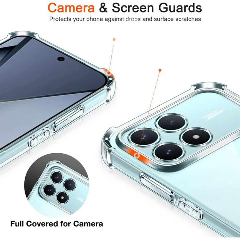 Futrola za Xiaomi Poco F8 Pro, Techsuit, Shockproof Clear, Transparentna