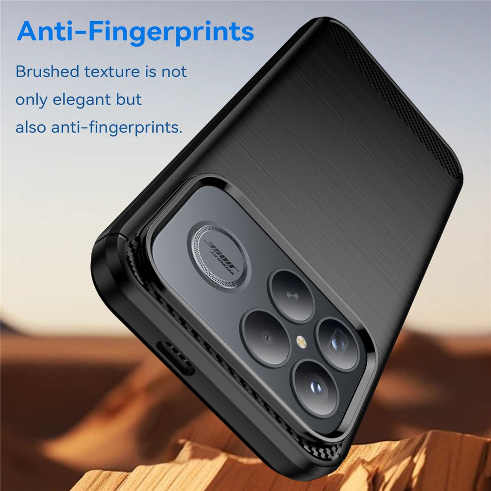 Futrola za Xiaomi Poco F8 Ultra, Techsuit, Karbon, Crna