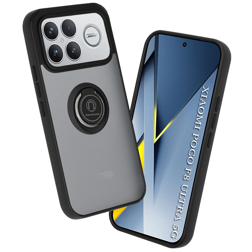 Futrola za Xiaomi Poco F8 Ultra, Techsuit, Glinth, Crna