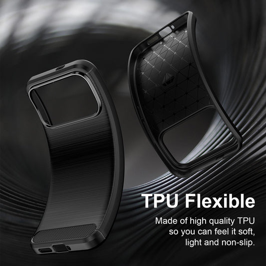 Futrola za Xiaomi Poco F9 Pro, Techsuit, Karbon, Crna