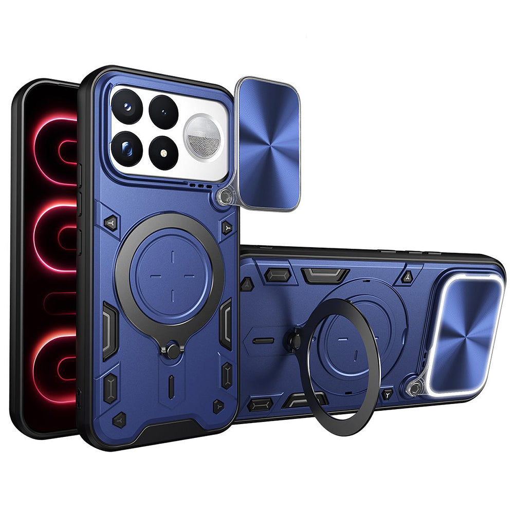 Maska za Xiaomi Poco F9 Ultra, Techsuit, CamGuard Pro, plava