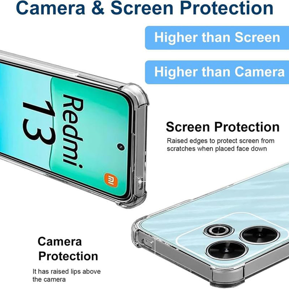 Futrola za Xiaomi Poco M6 4G / Redmi 13, Techsuit, Shockproof Clear, Providna