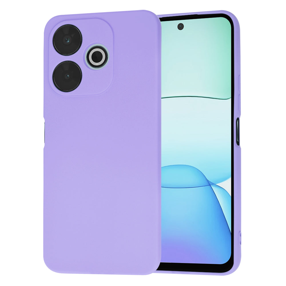 Futrola za Xiaomi Poco M6 4G / Redmi 13, Techsuit, SoftFlex, Svetlo Ljubičasta