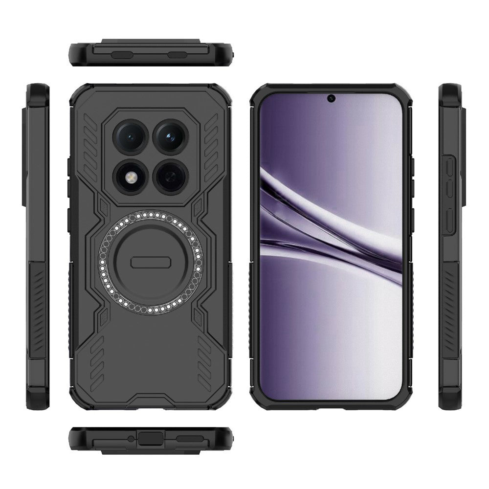 Futrola MagSafe za Xiaomi Poco M8 Pro / Redmi Note 15 Pro+ 5G, Techsuit, ArmorMag, Crna