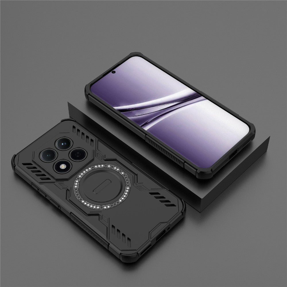 Futrola MagSafe za Xiaomi Poco M8 Pro / Redmi Note 15 Pro+ 5G, Techsuit, ArmorMag, Crna