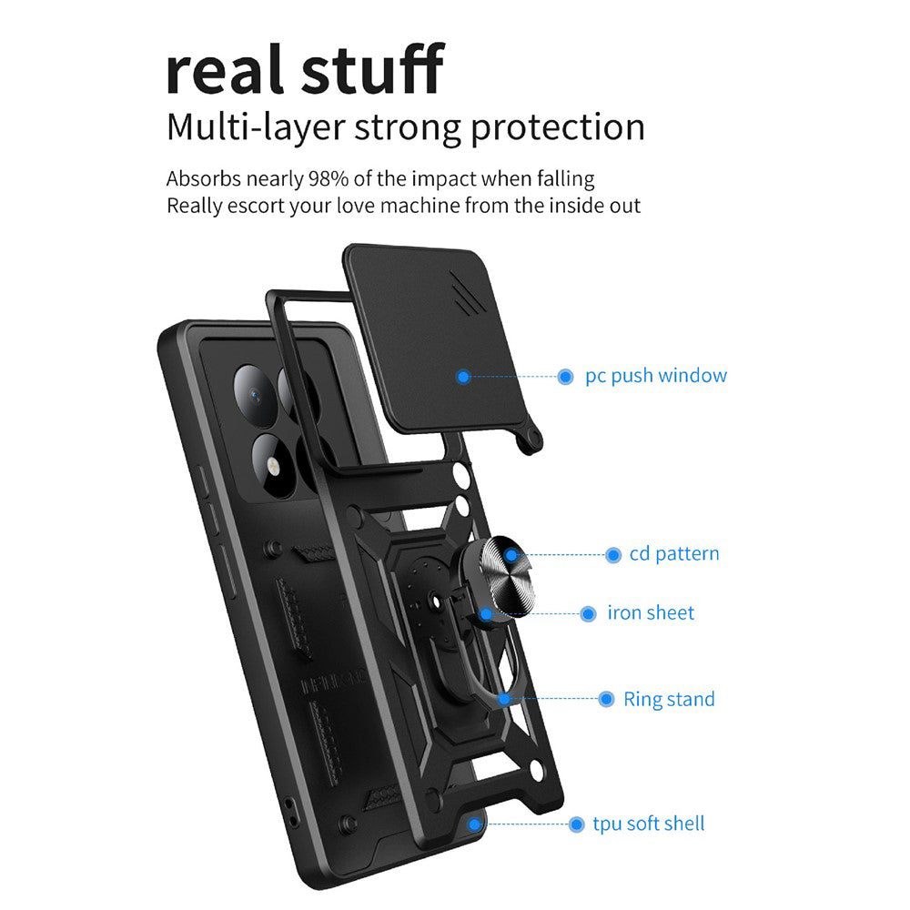 Futrola za Xiaomi Poco M8 Pro / Redmi Note 15 Pro+ 5G, Techsuit, CamShield, Plava