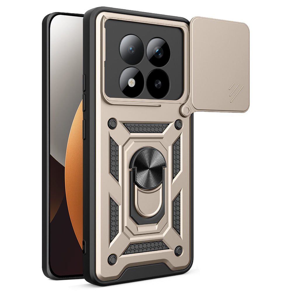 Futrola za Xiaomi Poco M8 Pro / Redmi Note 15 Pro+ 5G, Techsuit, CamShield, Zlatna