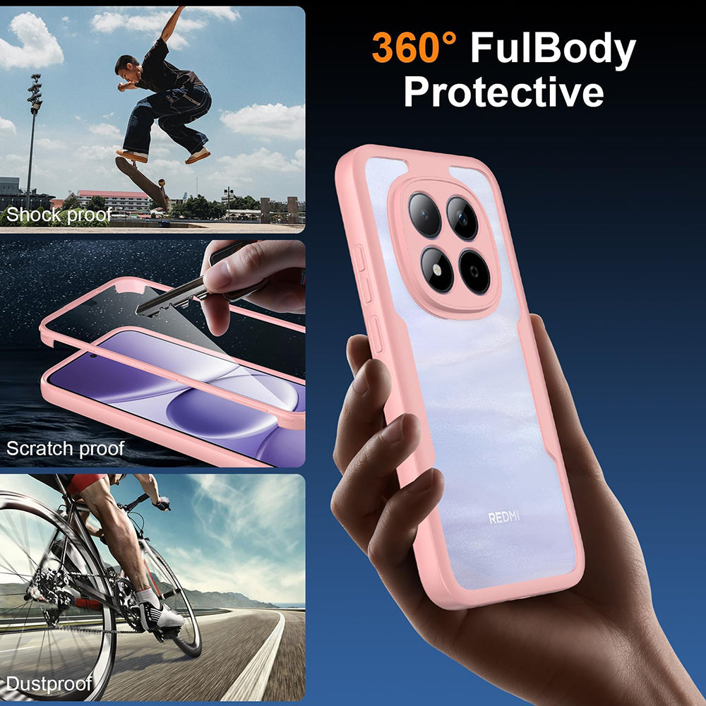 Futrola za Xiaomi Poco M8 Pro / Redmi Note 15 Pro+ 5G, Techsuit, ColorVerse 360, Roze