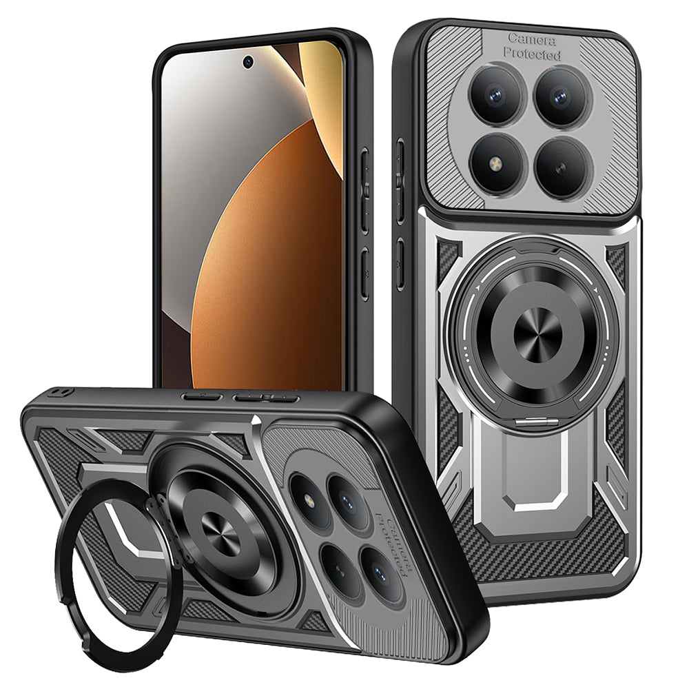 Futrola za Xiaomi Poco M8 Pro / Redmi Note 15 Pro+ 5G, Techsuit, RuggedCam, Siva