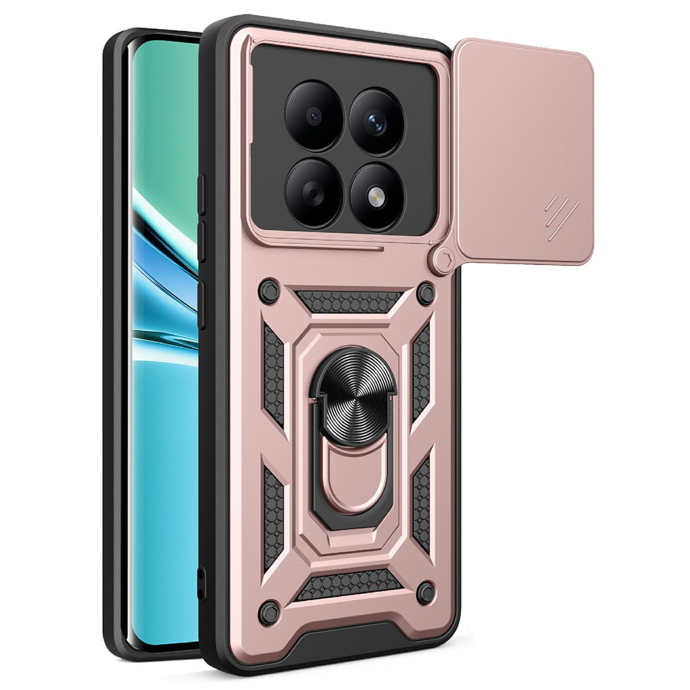 Futrola za Xiaomi Poco M8 / Redmi Note 15 5G / Note 15 4G, Techsuit, CamShield, Roze Zlato
