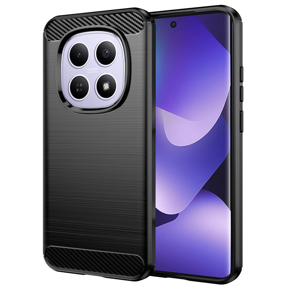 Futrola za Xiaomi Poco M8 / Redmi Note 15 5G / Note 15 4G, Techsuit, Karbon, Crna