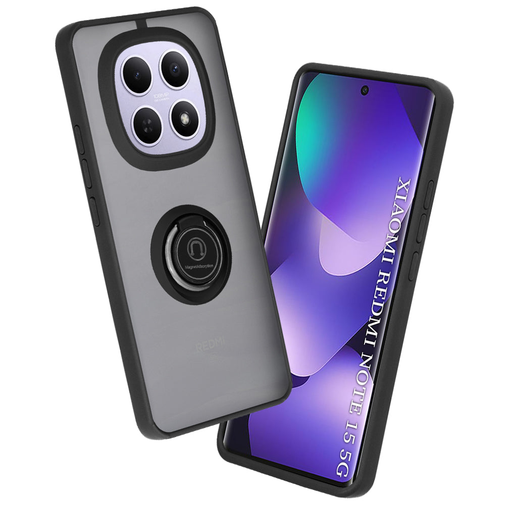 Futrola za Xiaomi Poco M8 / Redmi Note 15 5G / Note 15 4G, Techsuit, Glinth, Crna