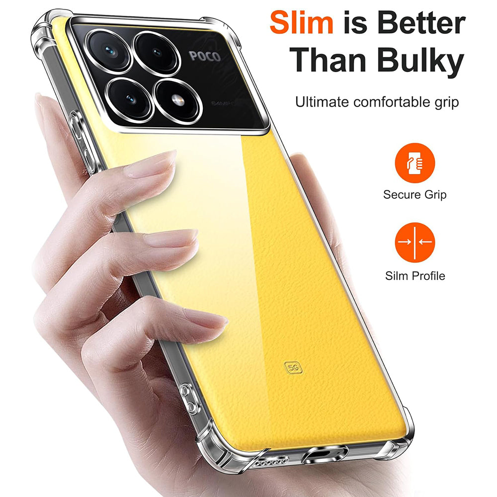 Futrola za Xiaomi Poco X6 Pro, Techsuit, Shockproof Clear, Providna