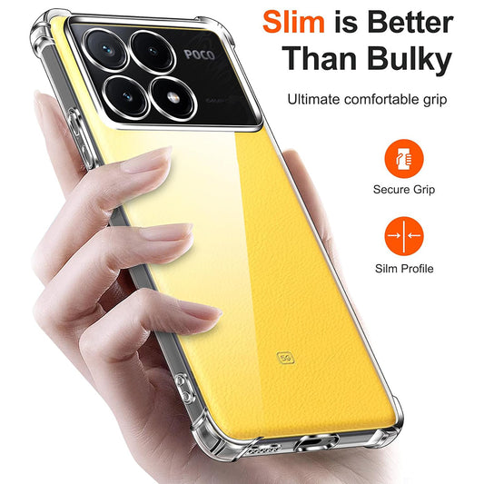 Futrola za Xiaomi Poco X6 Pro, Techsuit, Shockproof Clear, Providna