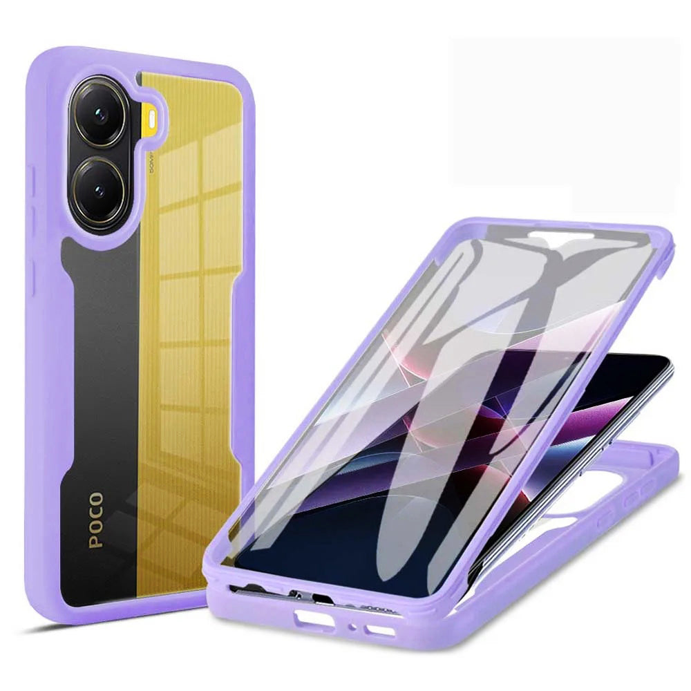 Futrola za Xiaomi Poco X7 Pro, Techsuit, ColorVerse 360, Ljubičasta