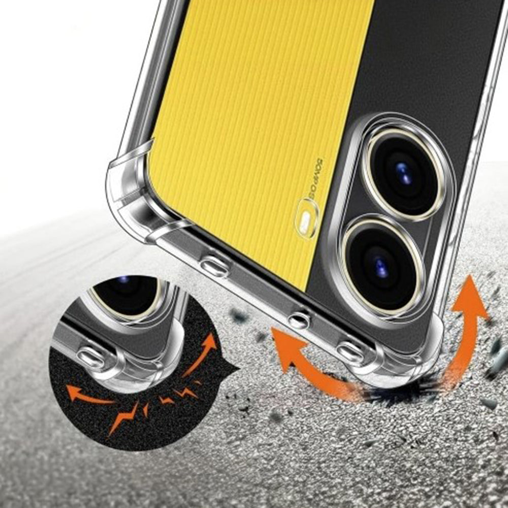 Futrola za Xiaomi Poco X7 Pro, Techsuit, Shockproof Clear, Providna