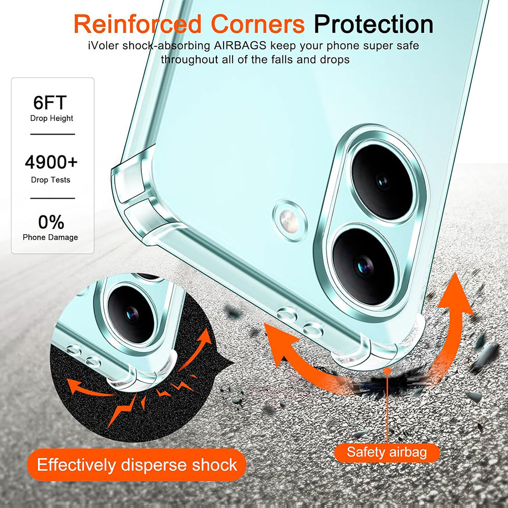 Futrola za Xiaomi Poco X8 Pro, Techsuit, Shockproof Clear, Transparentna