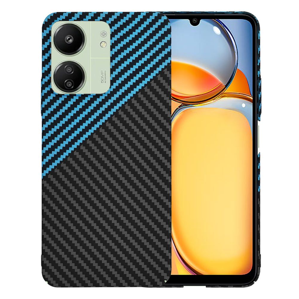 Futrola za Xiaomi Redmi 13C 5G / 13C / Poco C65, Techsuit, Carbonite FiberShell, Crno Plava