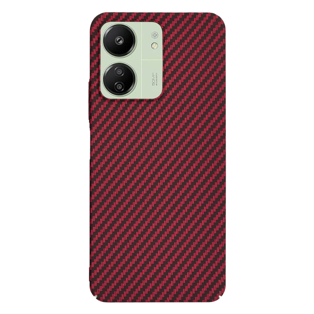 Futrola za Xiaomi Redmi 13C 5G / 13C / Poco C65, Techsuit, Carbonite FiberShell, Crvena
