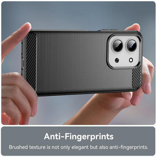 Futrola za Xiaomi Redmi 15C 5G / 15C 4G, Techsuit, Karbon, Crna