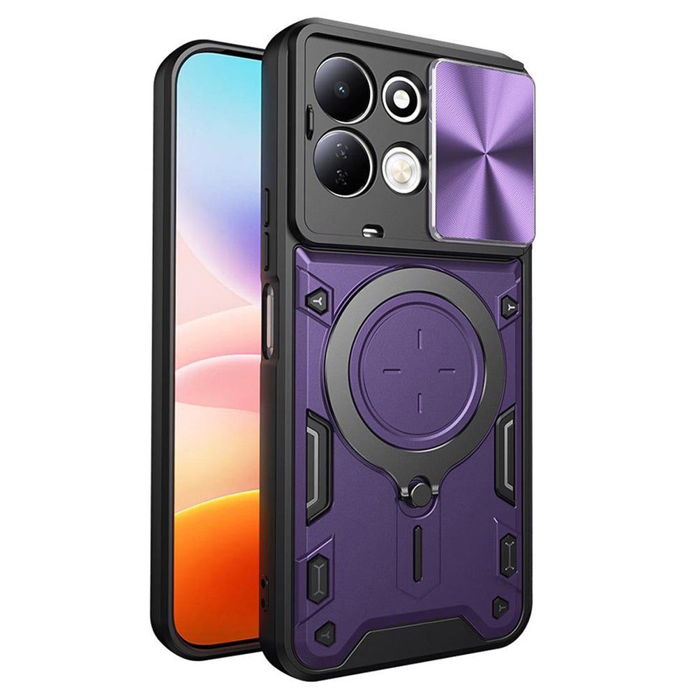 Maska za Xiaomi Redmi 17 5G / 17 4G, Techsuit, CamGuard Pro, ljubičasta