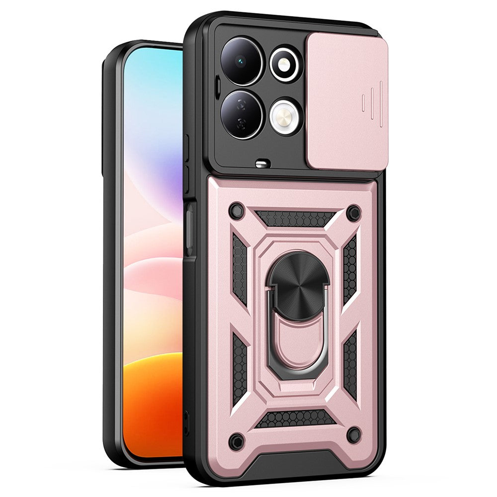 Futrola za Xiaomi Redmi 17 5G / 17 4G, Techsuit, CamShield, Roze Zlatna