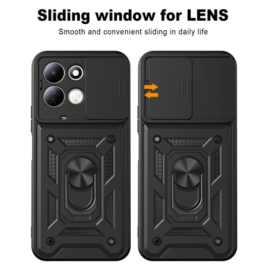 Futrola za Xiaomi Redmi 17 5G / 17 4G, Techsuit, CamShield, Roze Zlatna