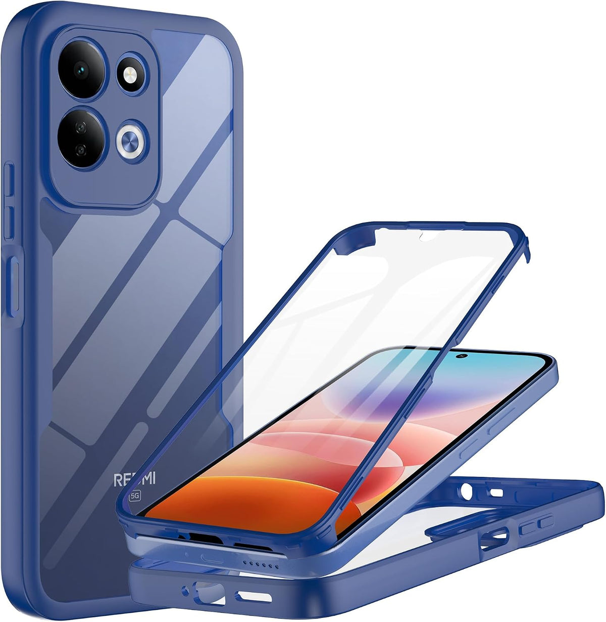 Futrola za Xiaomi Redmi 17 5G / 17 4G, Techsuit, ColorVerse 360, Plava