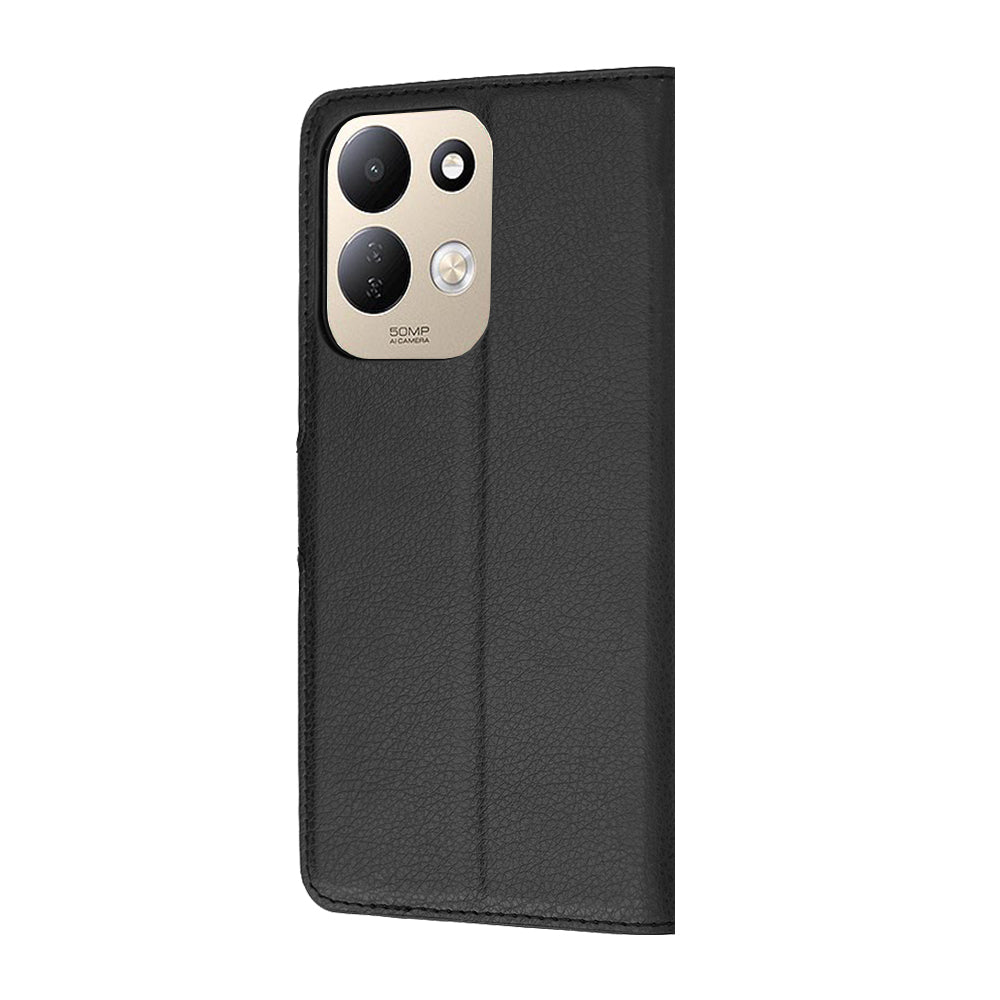 Futrola za Xiaomi Redmi 17 5G / 17 4G, Techsuit, Kožna Folio, Crna