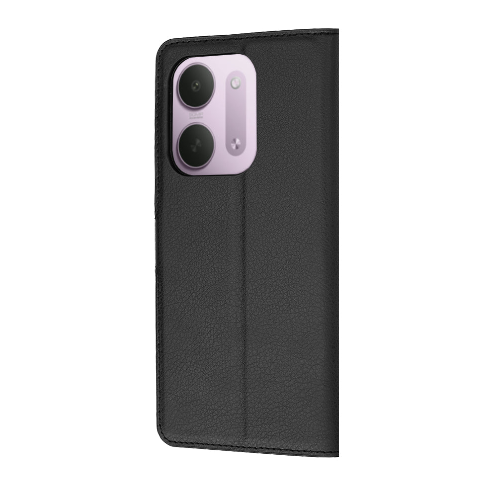Futrola za Xiaomi Redmi 17C 5G, Techsuit, Leather Folio, Crna