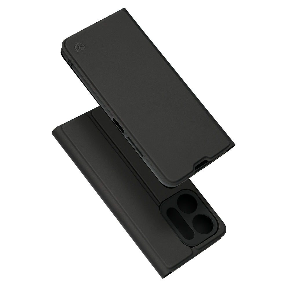 Futrola za Xiaomi Redmi 17C 5G, Techsuit, Magskin Book, Crna