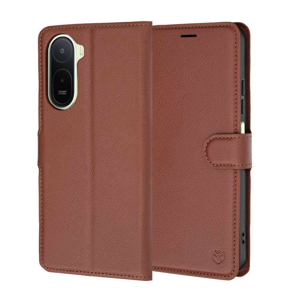 Futrola za Xiaomi Redmi A7 Pro 4G, Techsuit, Leather Folio, Braon
