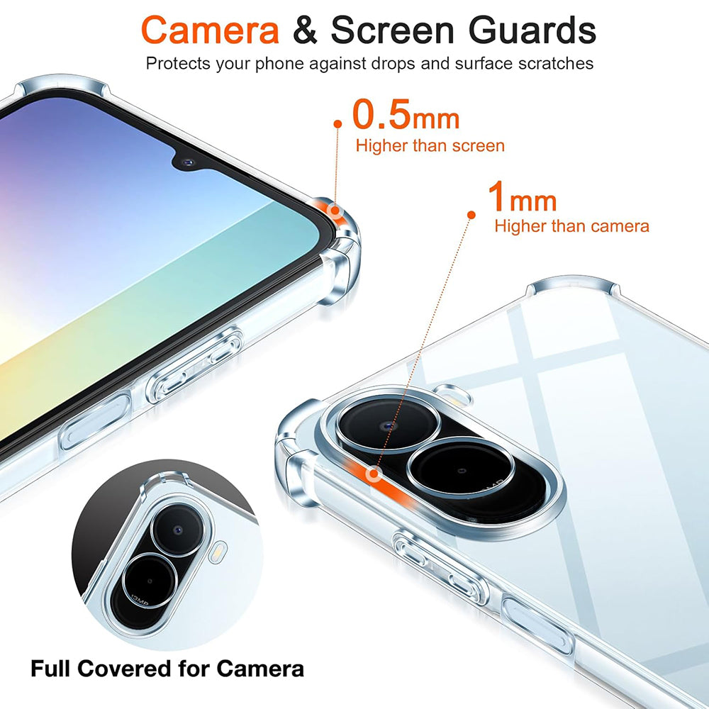 Futrola za Xiaomi Redmi A7 Pro 4G, Techsuit, Shockproof Clear, Transparentna