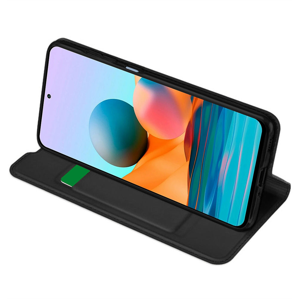 Futrola za Xiaomi Redmi Note 10 Pro Max / Note 10 Pro, Techsuit, Magskin Book, Crna