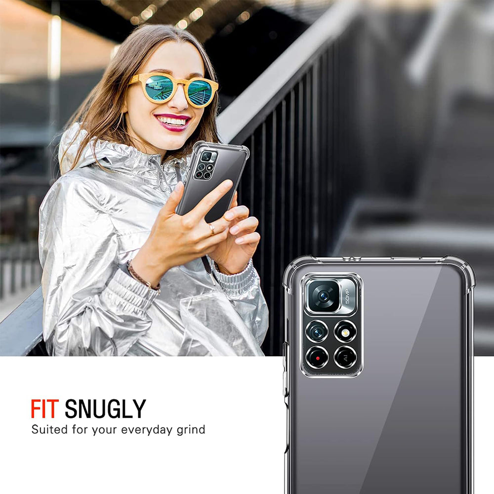 Futrola za Xiaomi Redmi Note 11S / Note 11, Techsuit, Shockproof Clear, Providna