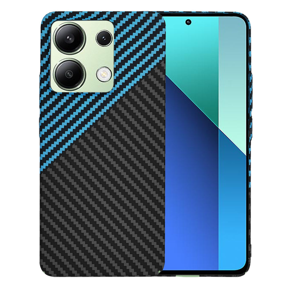 Futrola za Xiaomi Redmi Note 13 4G, Techsuit, Carbonite FiberShell, Crno Plava