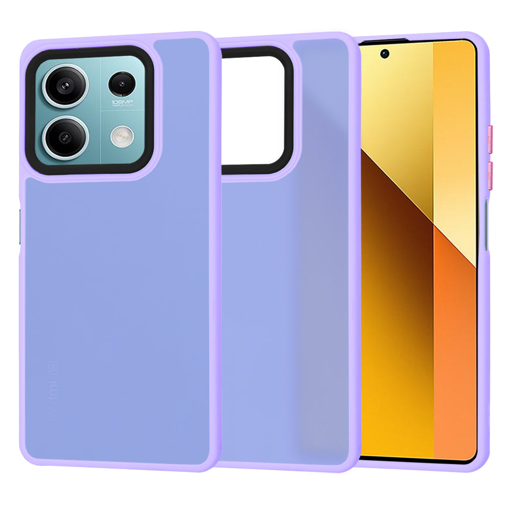Futrola za Xiaomi Redmi Note 13 5G, Techsuit, HaloFrost, Svetlo Ljubičasta