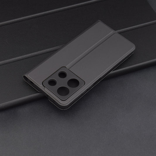 Futrola za Xiaomi Redmi Note 13 5G, Techsuit, Magskin Book, Crna