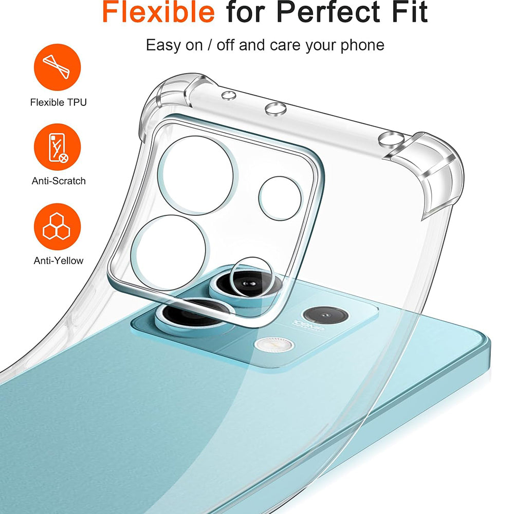 Futrola za Xiaomi Redmi Note 13 Pro 4G / Poco M6 Pro 4G, Techsuit, Shockproof Clear, Providna