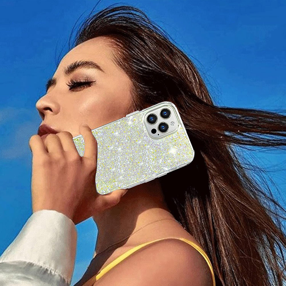 Futrola za Xiaomi Redmi Note 13 Pro 4G / Poco M6 Pro 4G, Techsuit, Sparkly Glitter, Plava