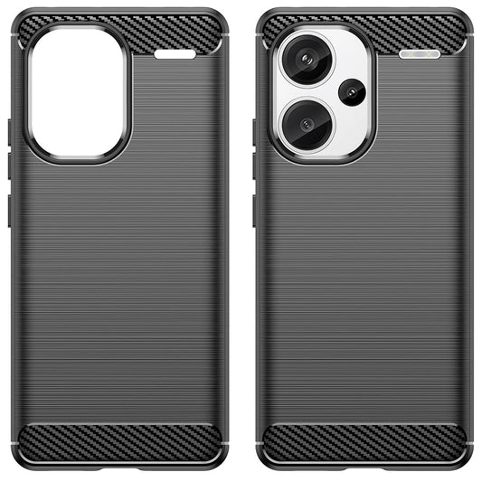 Futrola za Xiaomi Redmi Note 13 Pro+, Techsuit, Karbon, Crna