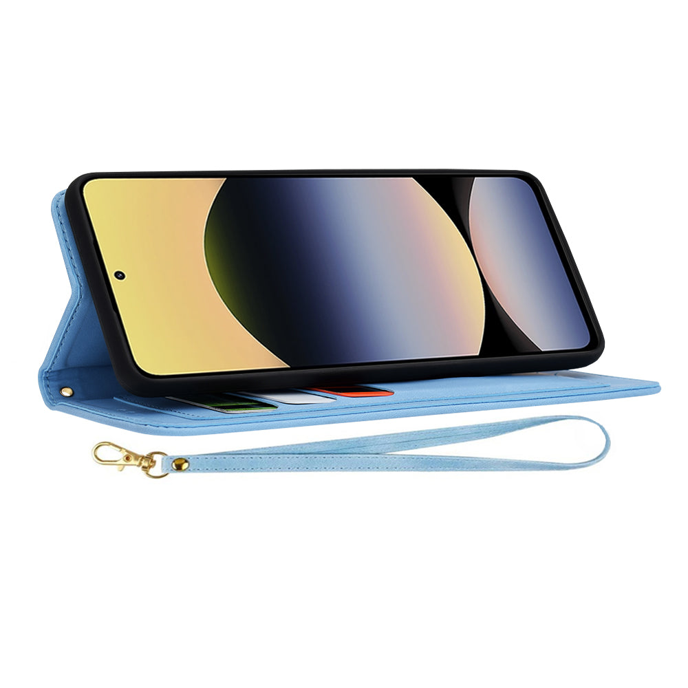 Futrola za Xiaomi Redmi Note 14 4G (Standard), Techsuit, FlipCraft, Plava
