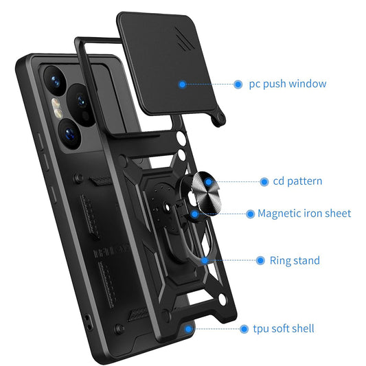 Futrola za Xiaomi Redmi Note 14 5G, Techsuit, CamShield, Plava