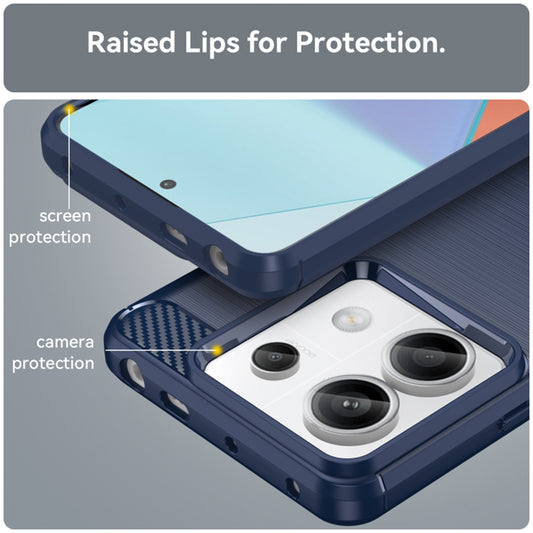 Futrola za Xiaomi Redmi Note 14 5G, Techsuit, Karbon, Crna