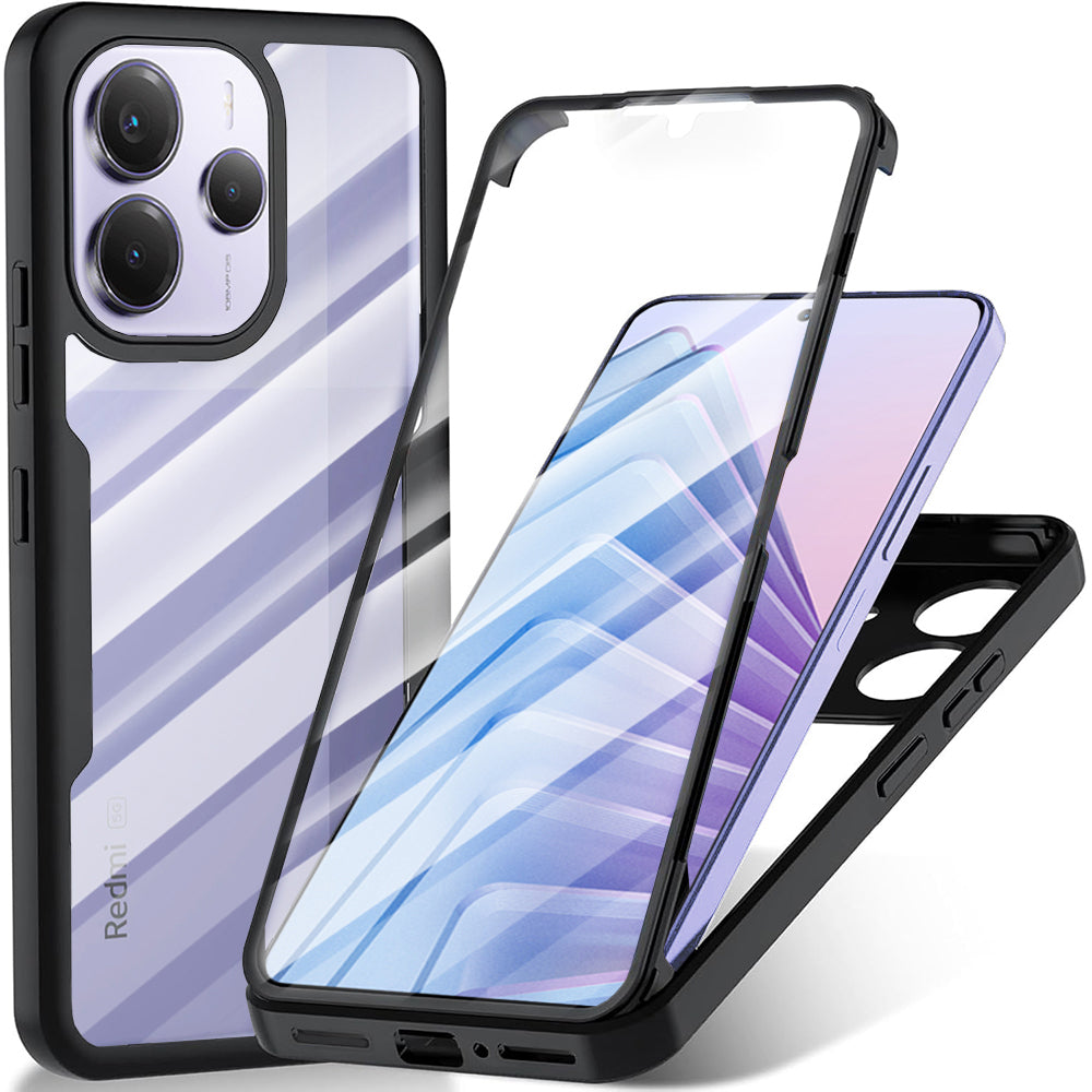 Futrola za Xiaomi Redmi Note 14 5G, Techsuit, ColorVerse 360, Crna