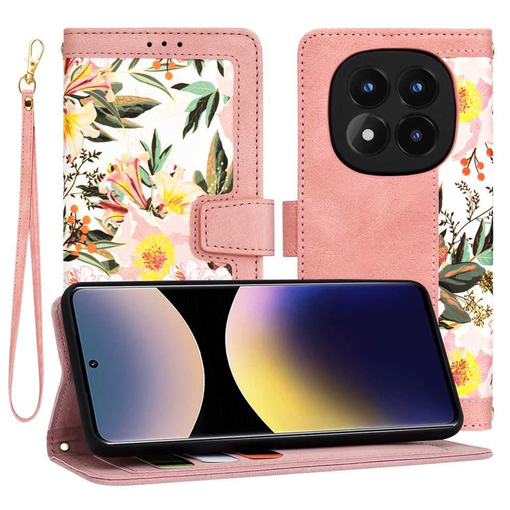 Futrola za Xiaomi Redmi Note 14 Pro 4G, Techsuit, FlipCraft, Roze